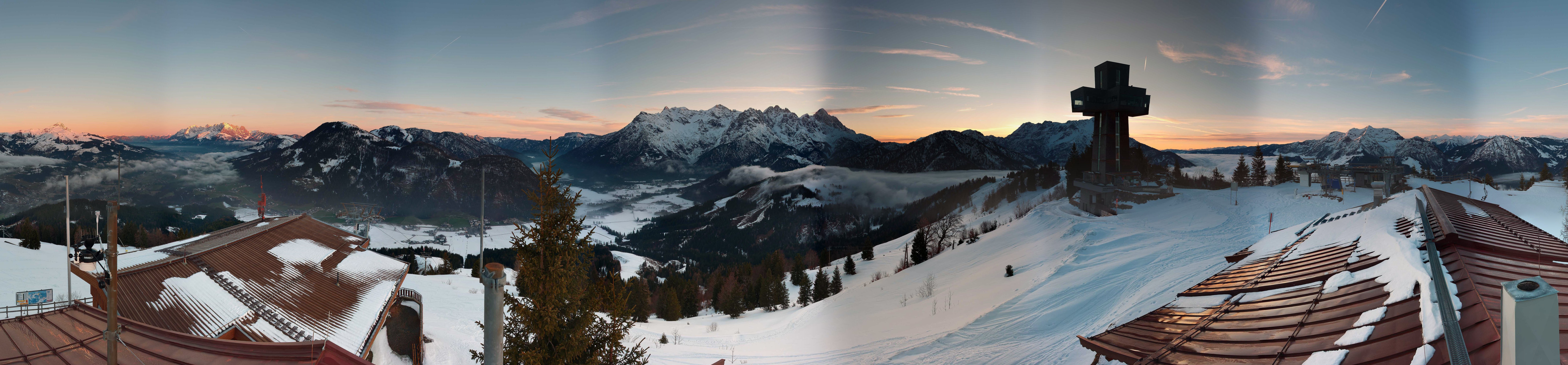 Archiv Foto Webcam Jakobskreuz im Pillerseetal