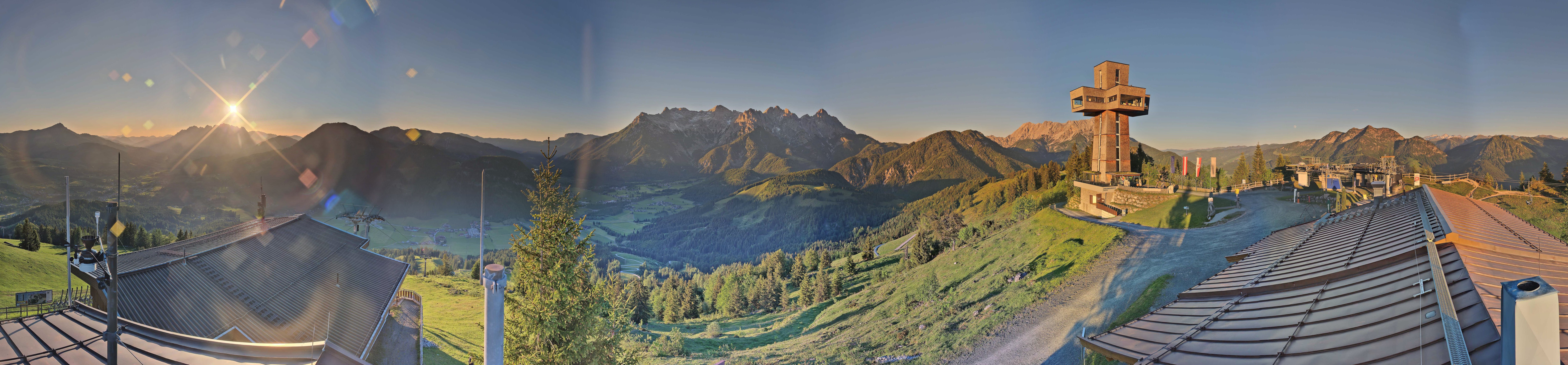 Archiv Foto Webcam Jakobskreuz im Pillerseetal