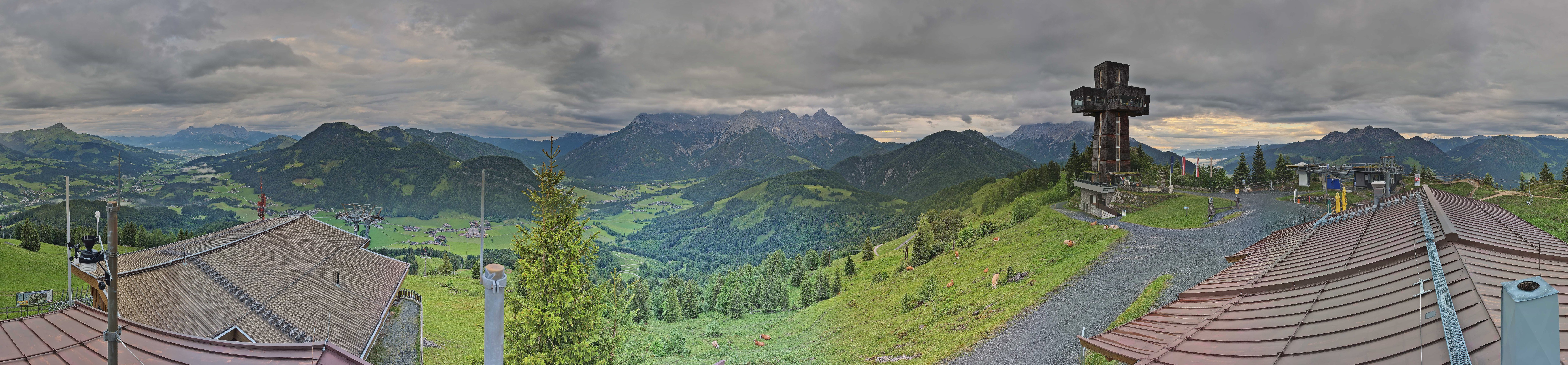 Archiv Foto Webcam Jakobskreuz im Pillerseetal