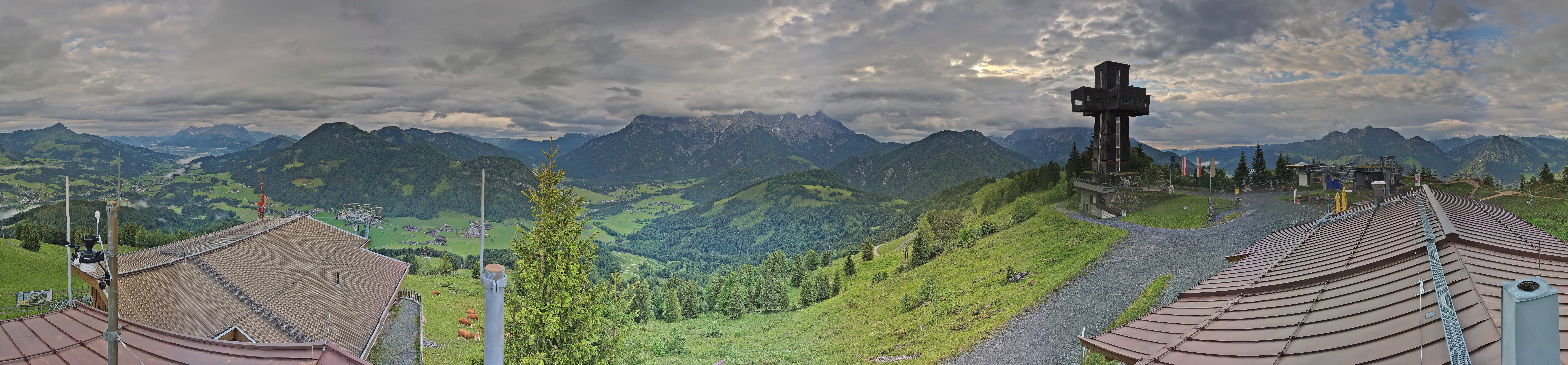Archiv Foto Webcam Jakobskreuz im Pillerseetal