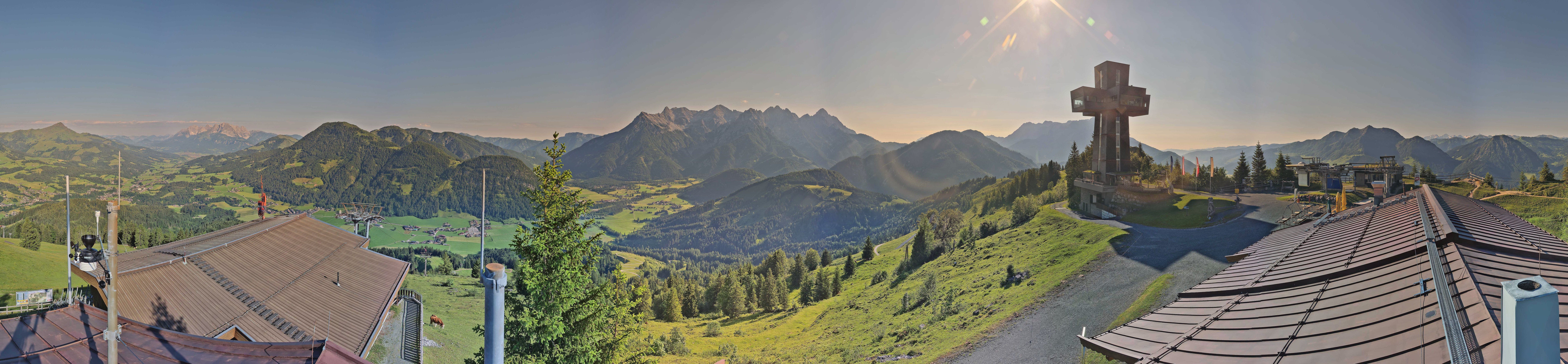 Archiv Foto Webcam Jakobskreuz im Pillerseetal