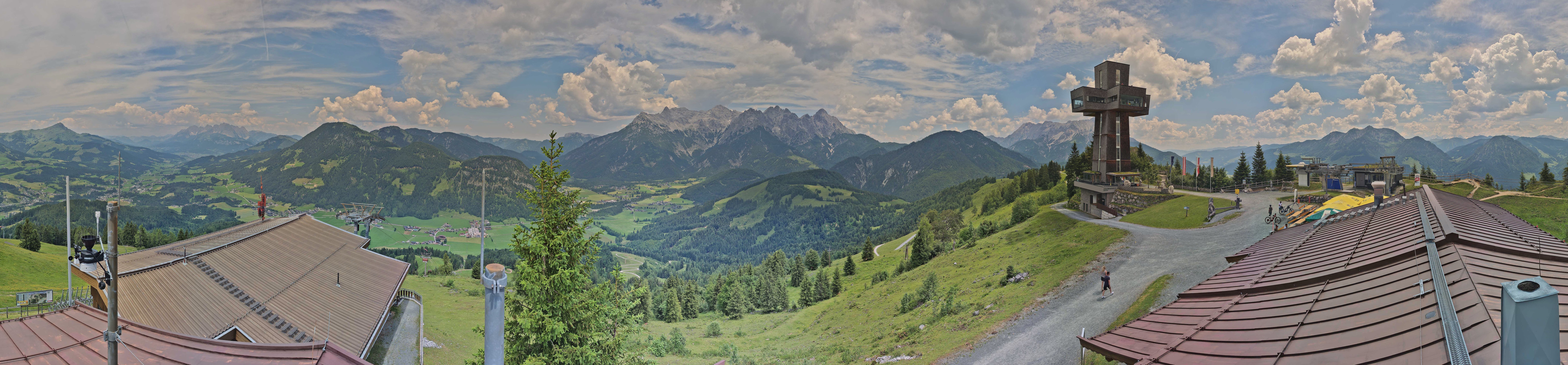 Archiv Foto Webcam Jakobskreuz im Pillerseetal