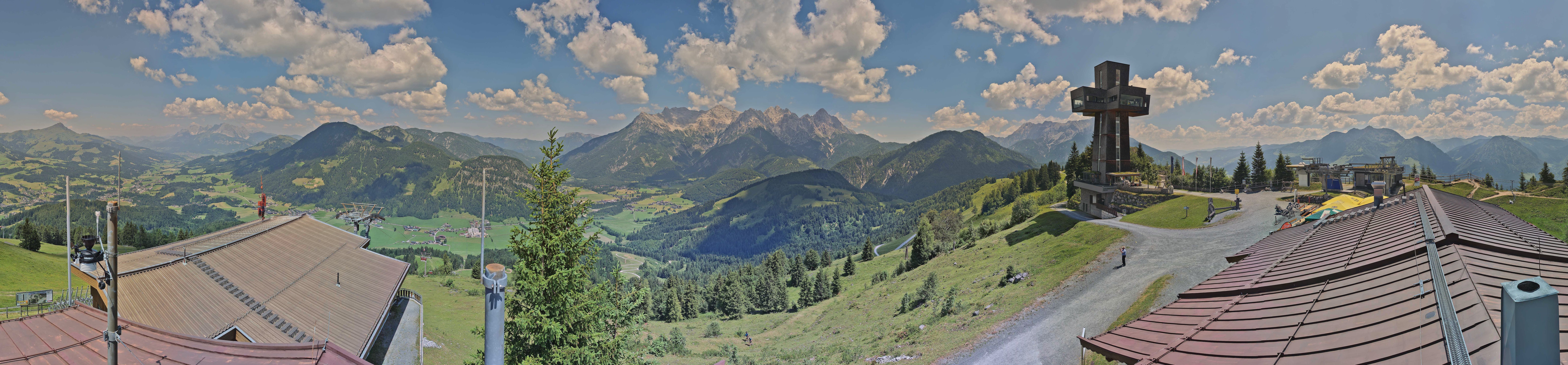 Archiv Foto Webcam Jakobskreuz im Pillerseetal
