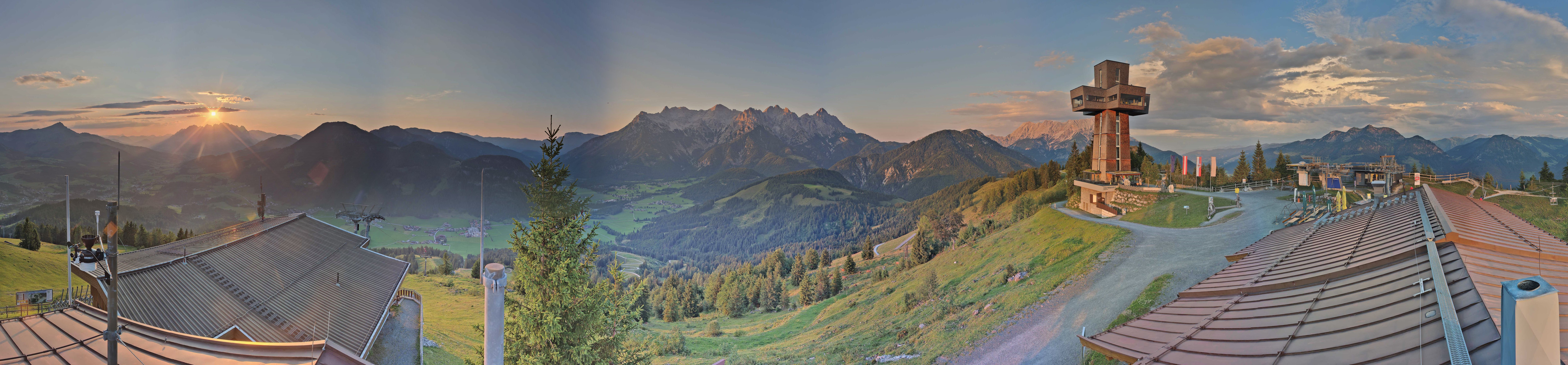 Archiv Foto Webcam Jakobskreuz im Pillerseetal