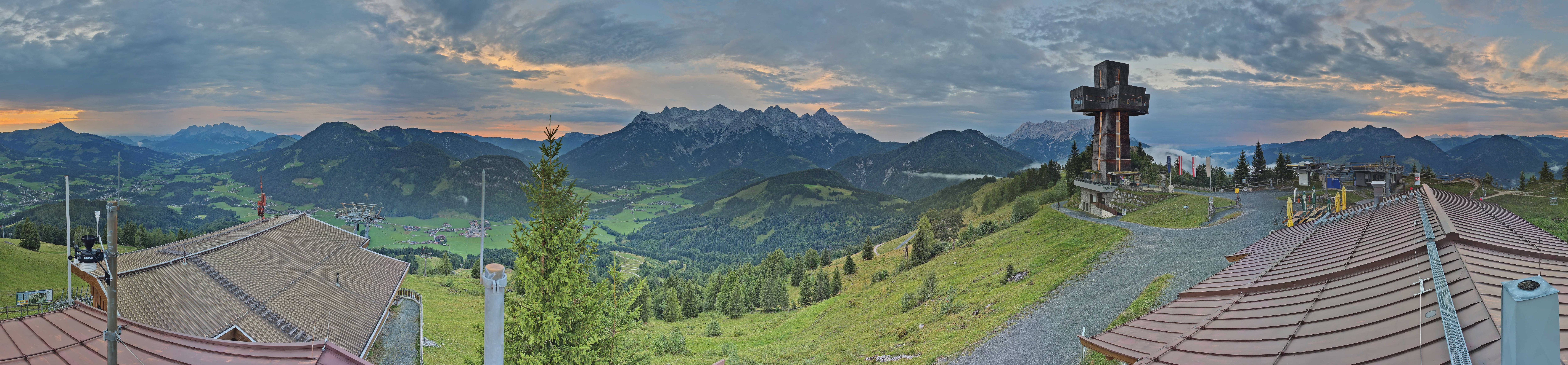 Archiv Foto Webcam Jakobskreuz im Pillerseetal