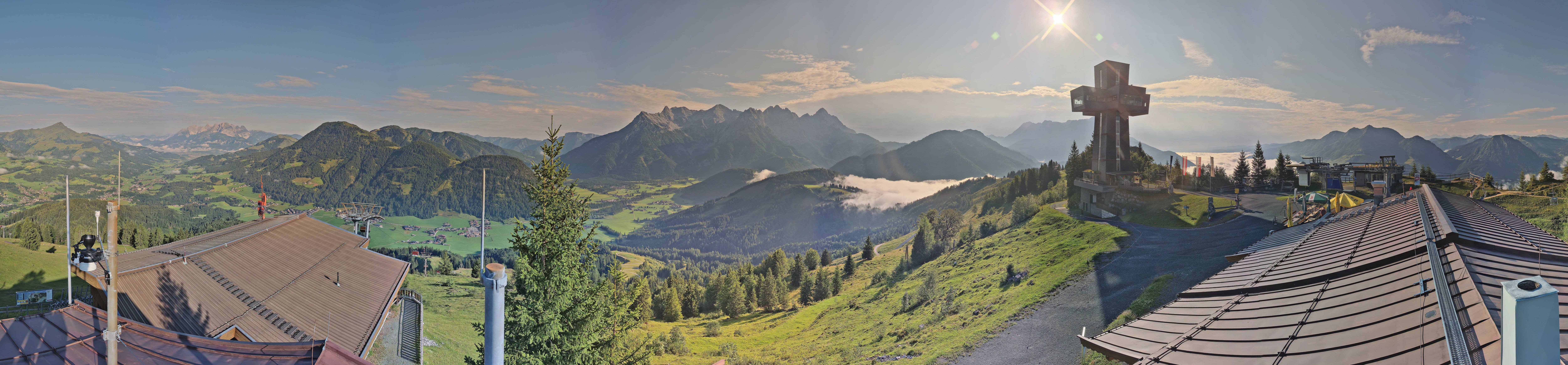 Archiv Foto Webcam Jakobskreuz im Pillerseetal