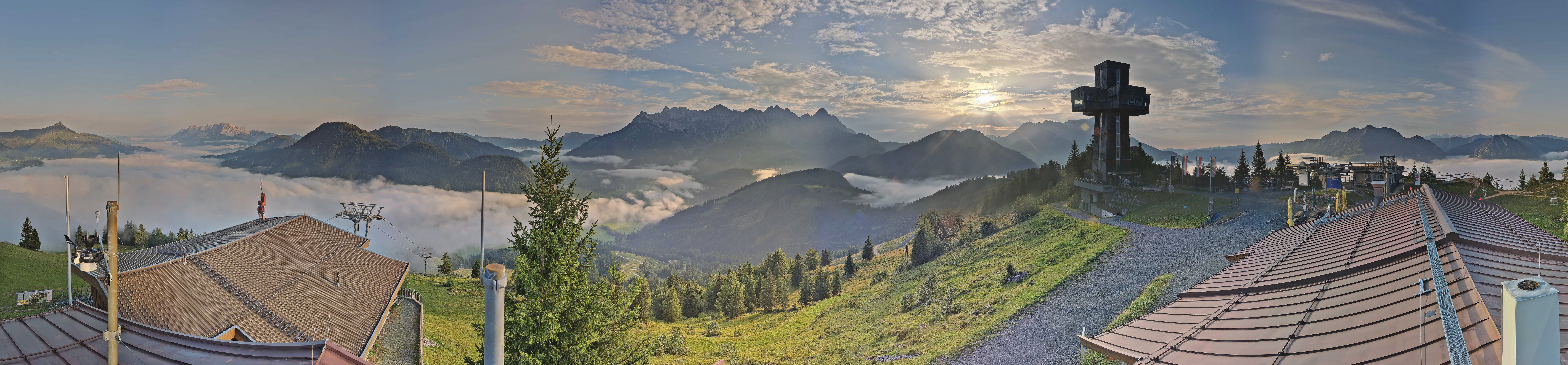Archiv Foto Webcam Jakobskreuz im Pillerseetal