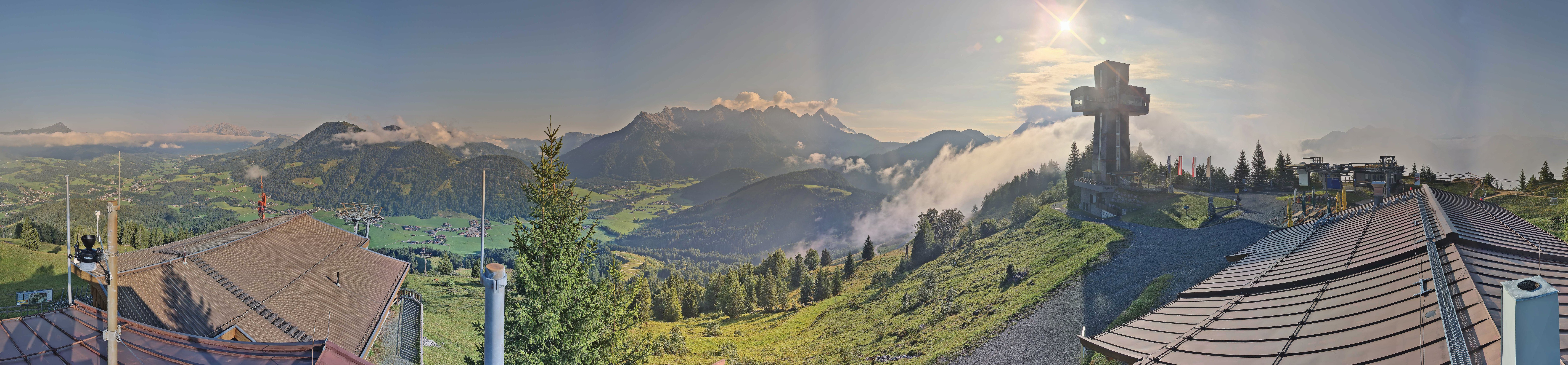 Archiv Foto Webcam Jakobskreuz im Pillerseetal
