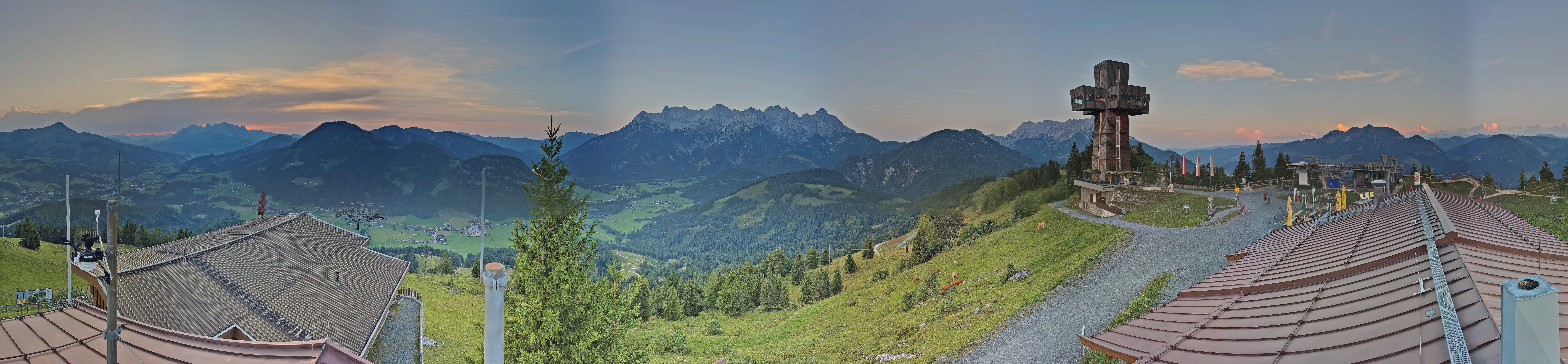 Archiv Foto Webcam Jakobskreuz im Pillerseetal