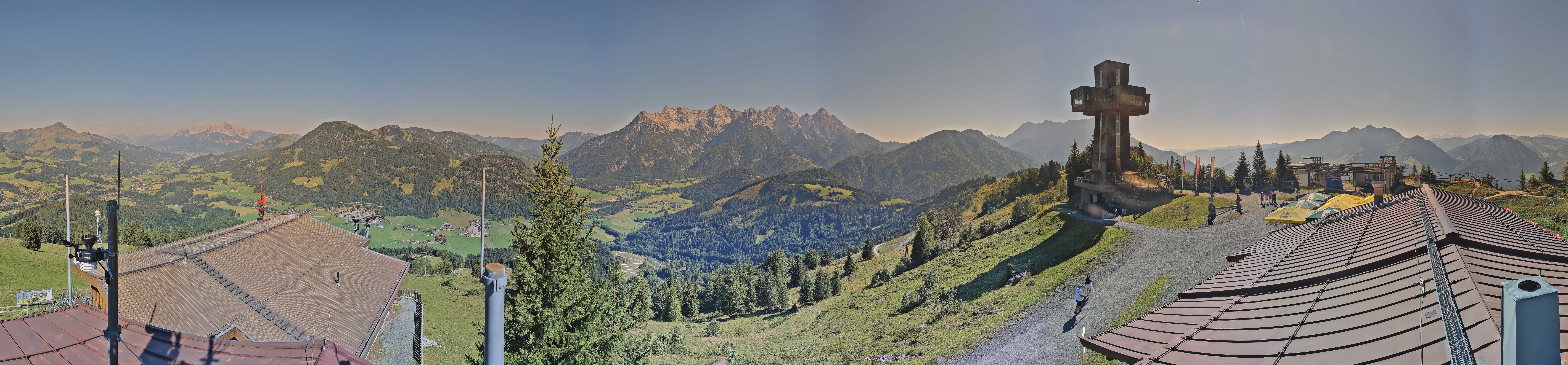 Archiv Foto Webcam Jakobskreuz im Pillerseetal