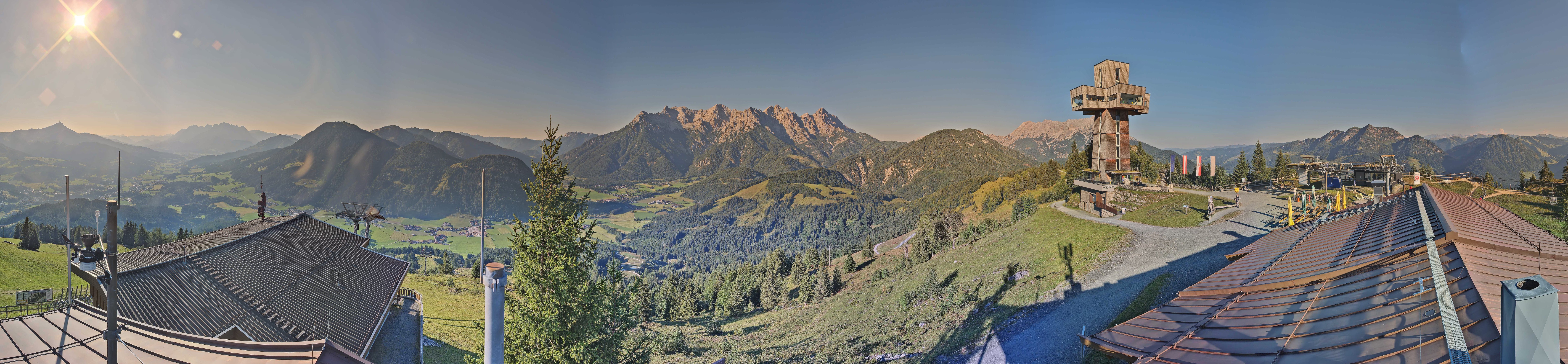 Archiv Foto Webcam Jakobskreuz im Pillerseetal