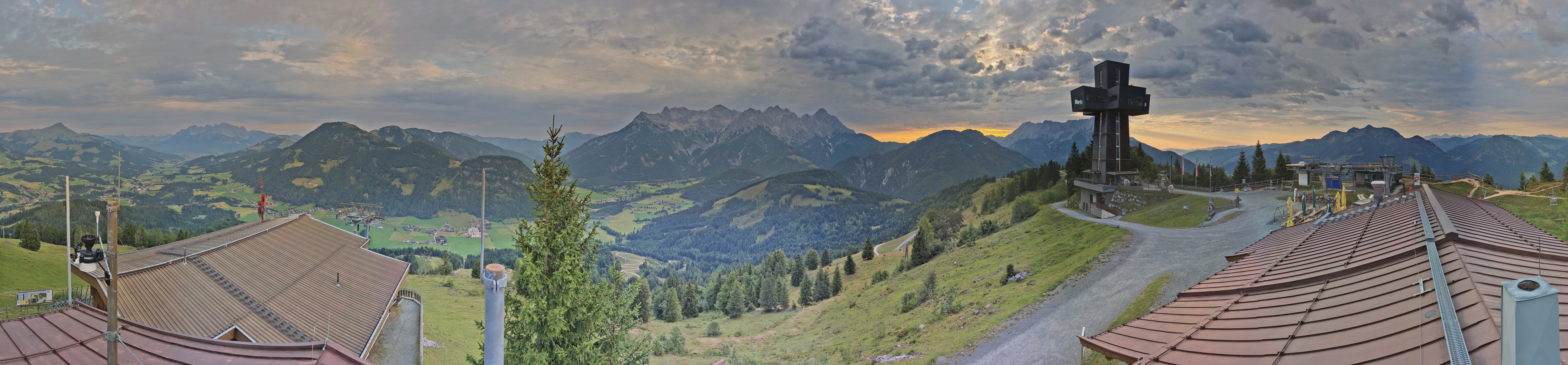 Archiv Foto Webcam Jakobskreuz im Pillerseetal