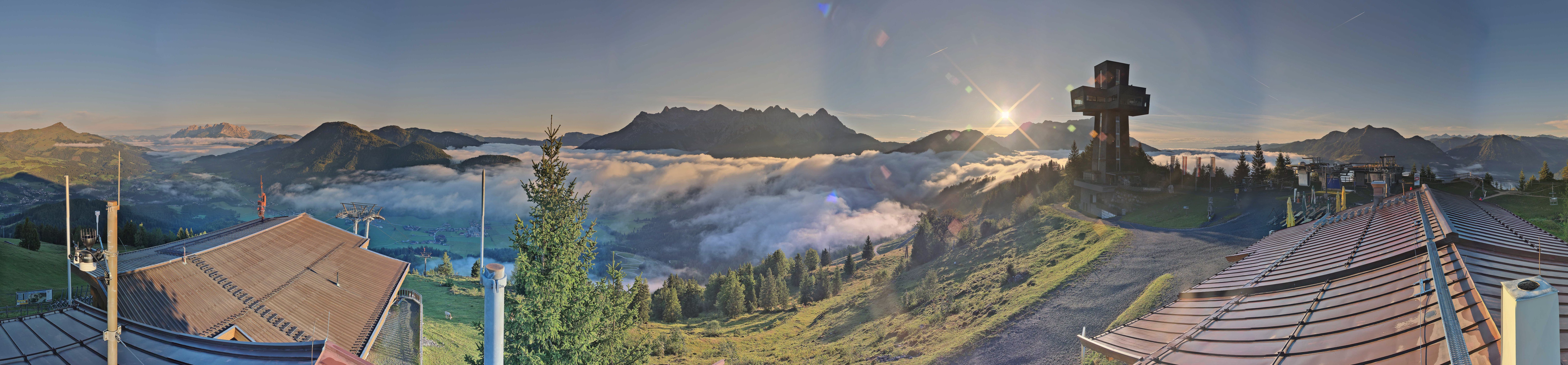Archiv Foto Webcam Jakobskreuz im Pillerseetal