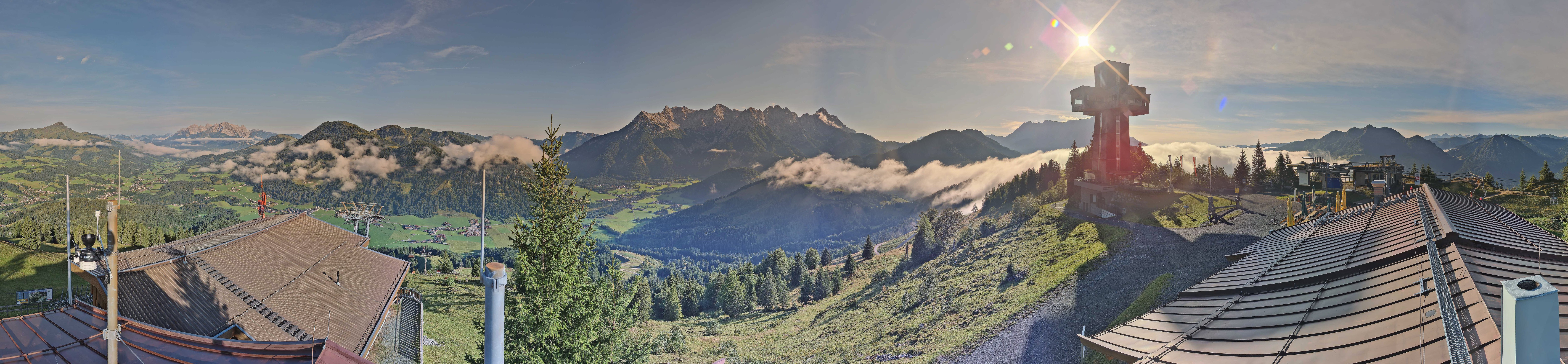 Archiv Foto Webcam Jakobskreuz im Pillerseetal