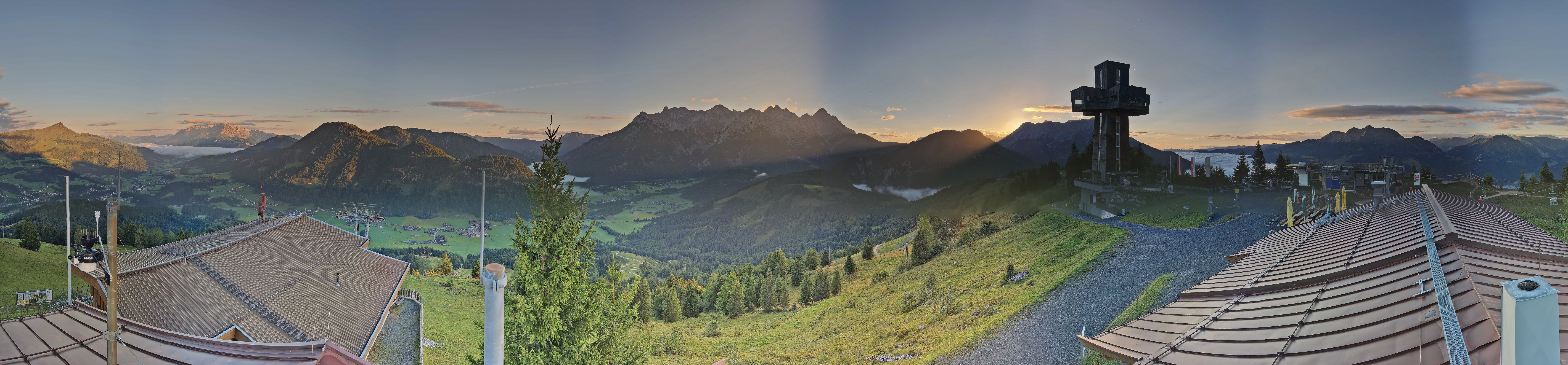 Archiv Foto Webcam Jakobskreuz im Pillerseetal