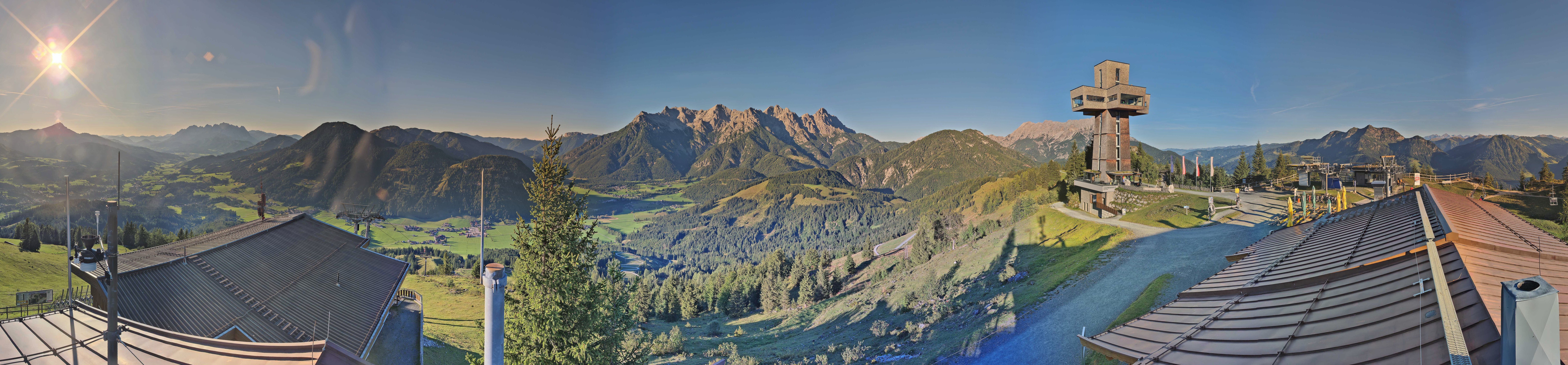 Archiv Foto Webcam Jakobskreuz im Pillerseetal