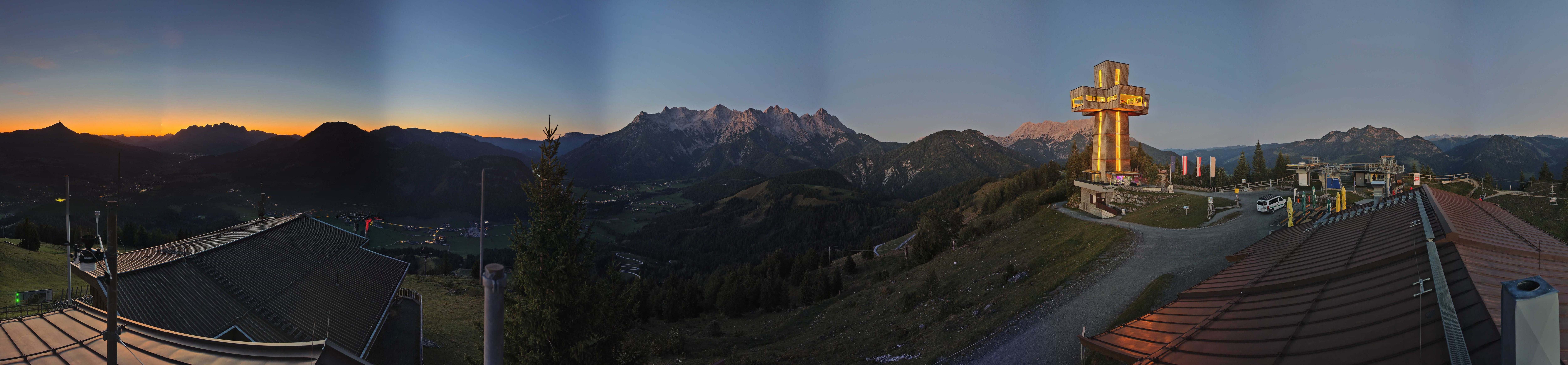 Archiv Foto Webcam Jakobskreuz im Pillerseetal