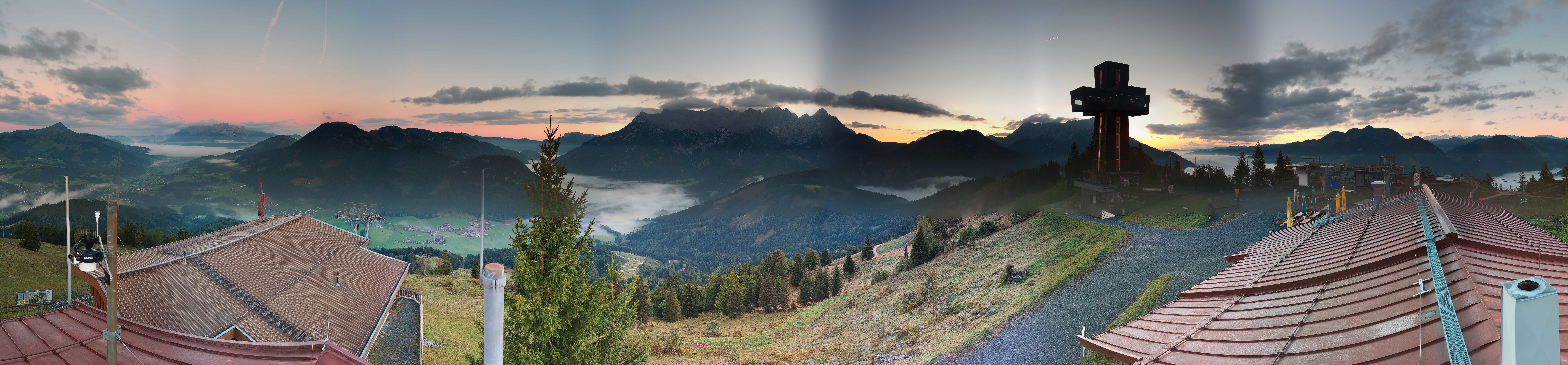 Archiv Foto Webcam Jakobskreuz im Pillerseetal