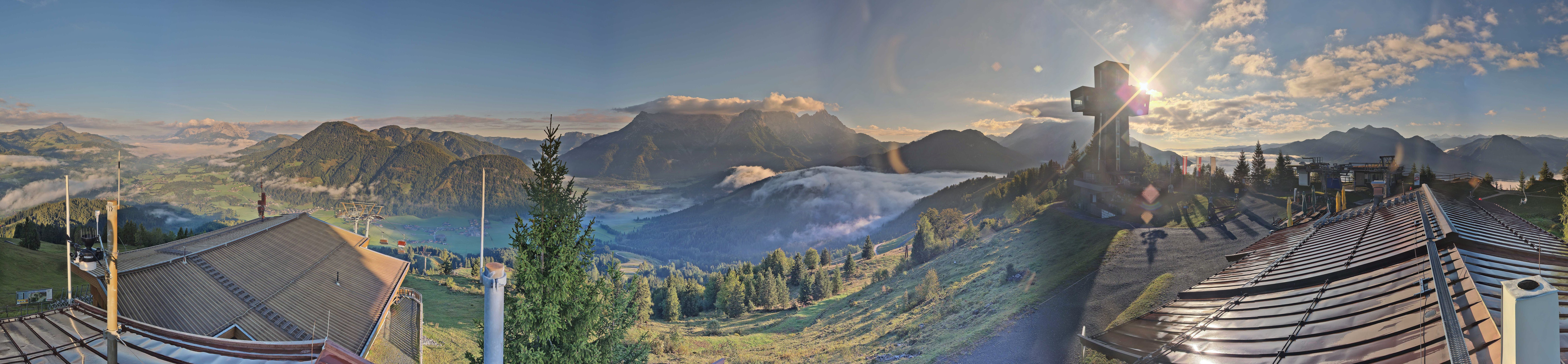 Archiv Foto Webcam Jakobskreuz im Pillerseetal
