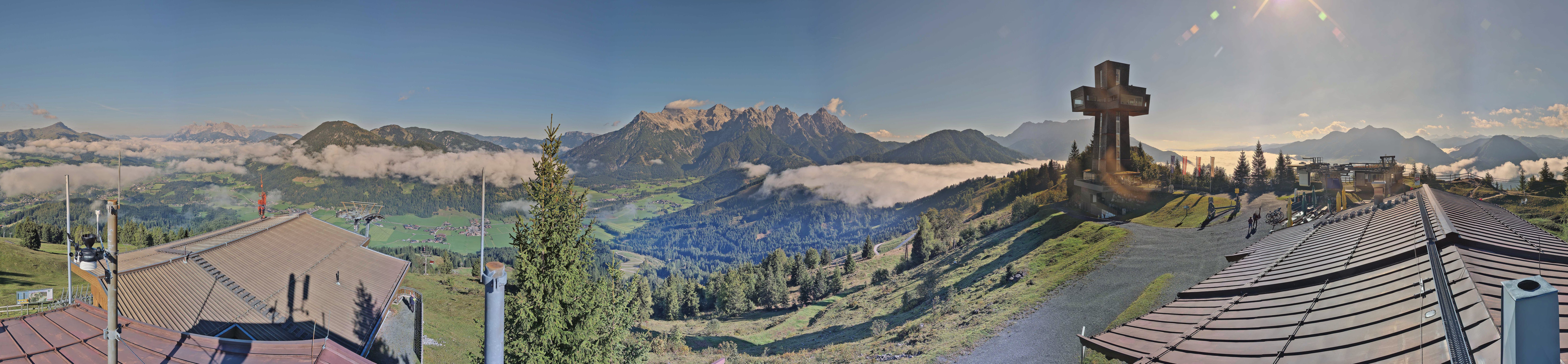 Archiv Foto Webcam Jakobskreuz im Pillerseetal