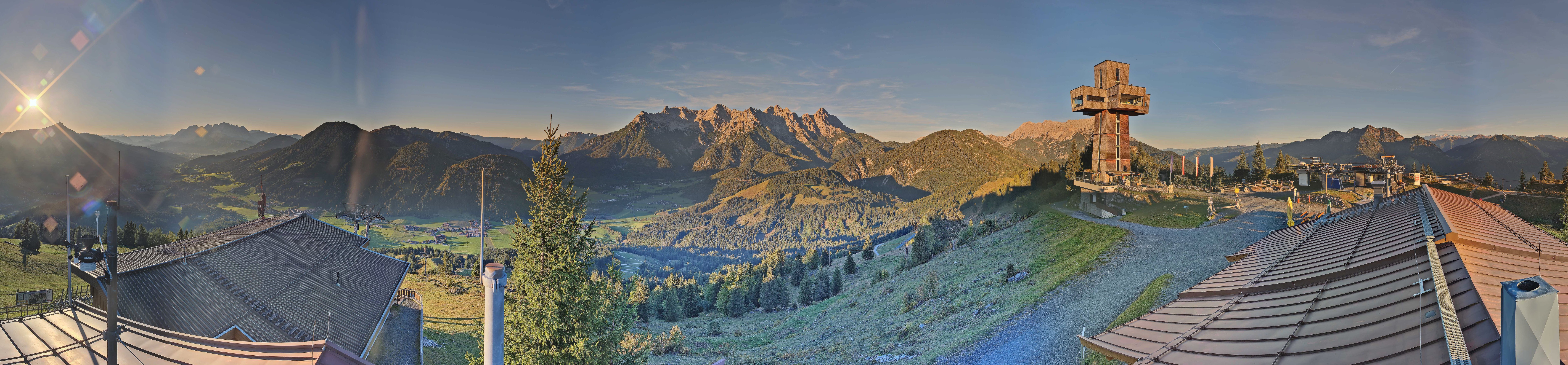 Archiv Foto Webcam Jakobskreuz im Pillerseetal