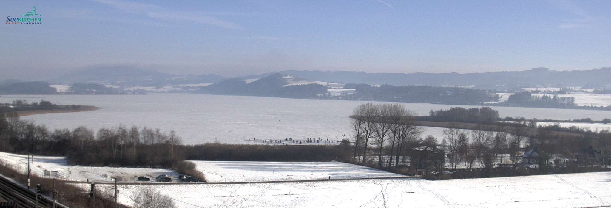 Archiv Foto Webcam Blick von Seekirchen auf den Wallersee