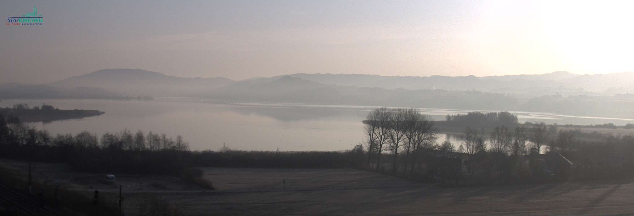 Archiv Foto Webcam Blick von Seekirchen auf den Wallersee