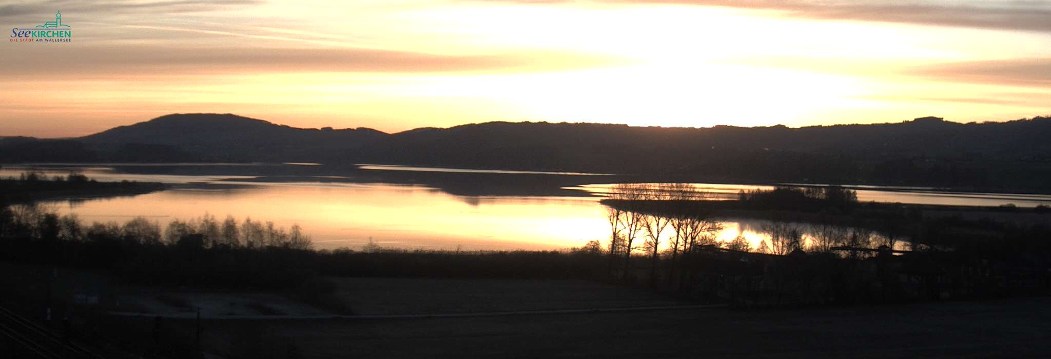 Archiv Foto Webcam Blick von Seekirchen auf den Wallersee