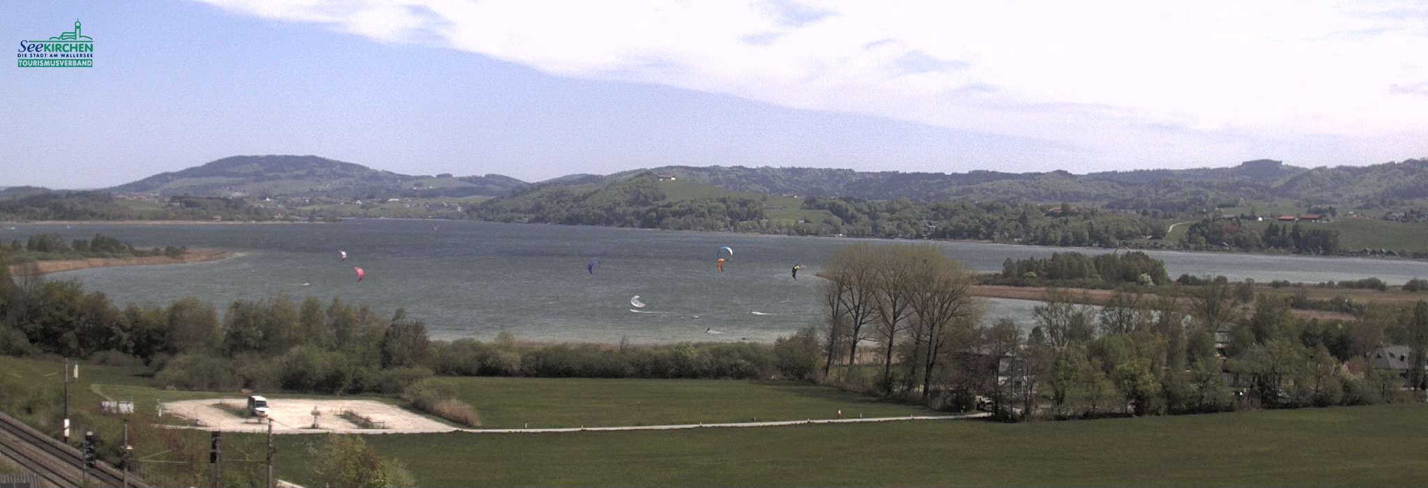 Archiv Foto Webcam Blick von Seekirchen auf den Wallersee
