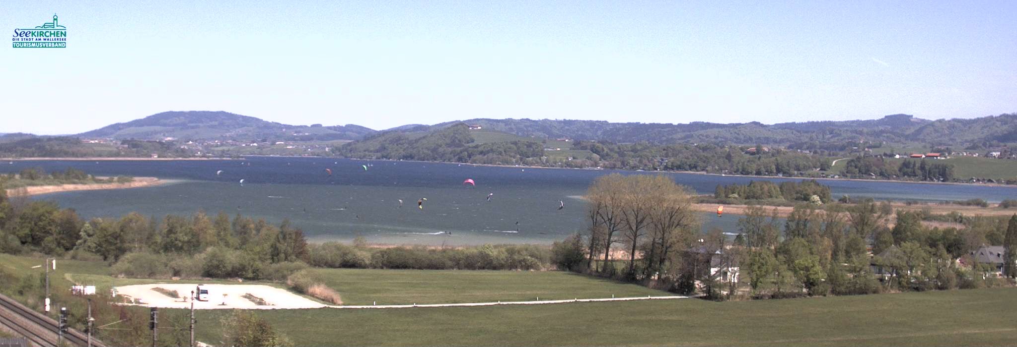 Archiv Foto Webcam Blick von Seekirchen auf den Wallersee