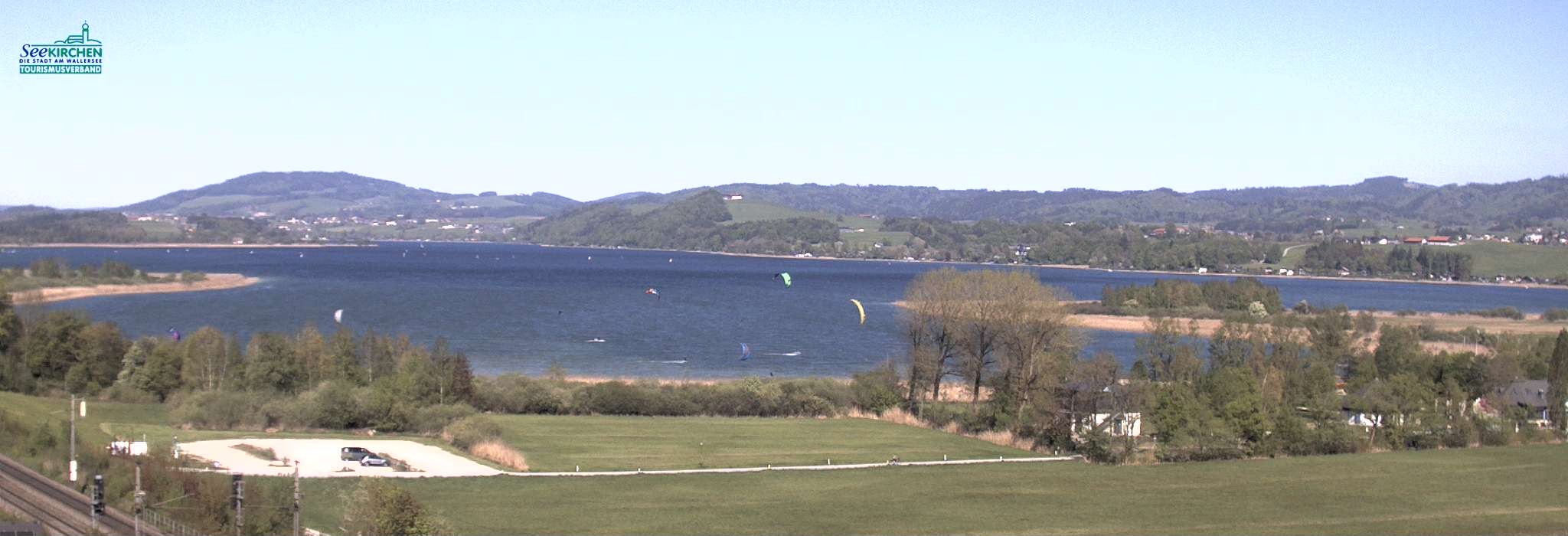 Archiv Foto Webcam Blick von Seekirchen auf den Wallersee