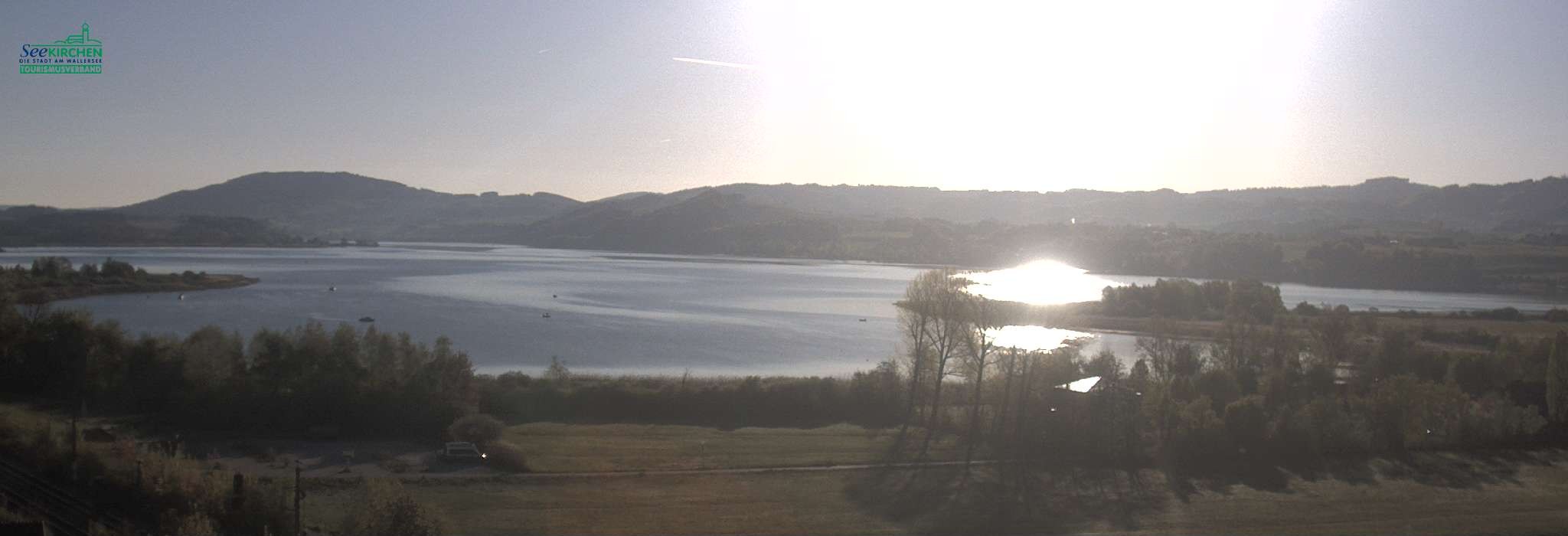 Archiv Foto Webcam Blick von Seekirchen auf den Wallersee
