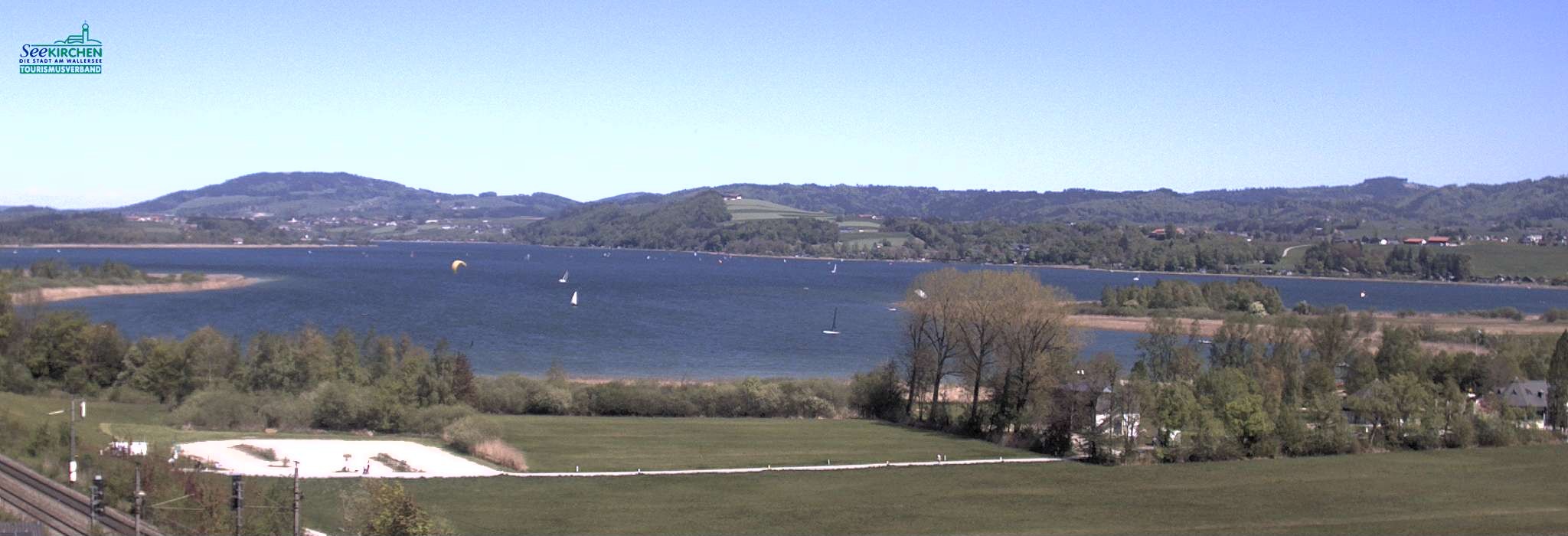 Archiv Foto Webcam Blick von Seekirchen auf den Wallersee