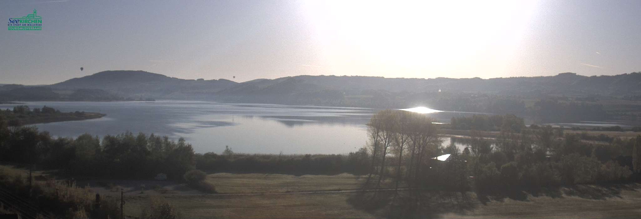 Archiv Foto Webcam Blick von Seekirchen auf den Wallersee