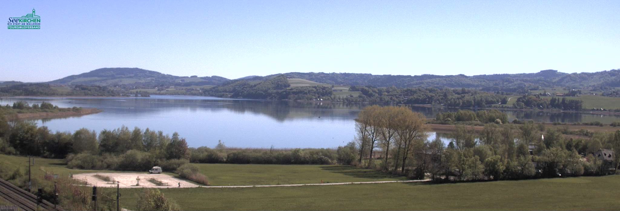 Archiv Foto Webcam Blick von Seekirchen auf den Wallersee
