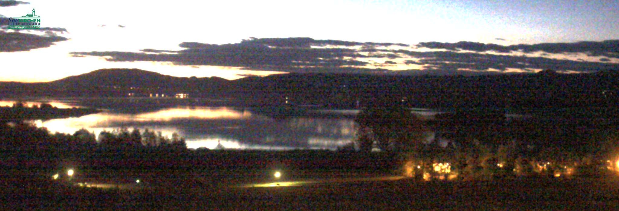 Archived image Webcam View from Seekirchen over the Wallersee
