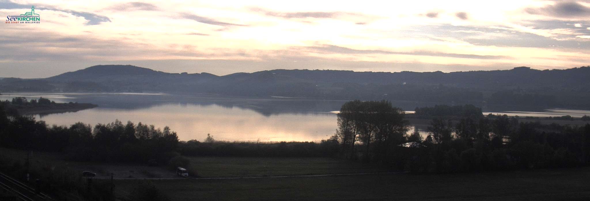 Archived image Webcam View from Seekirchen over the Wallersee