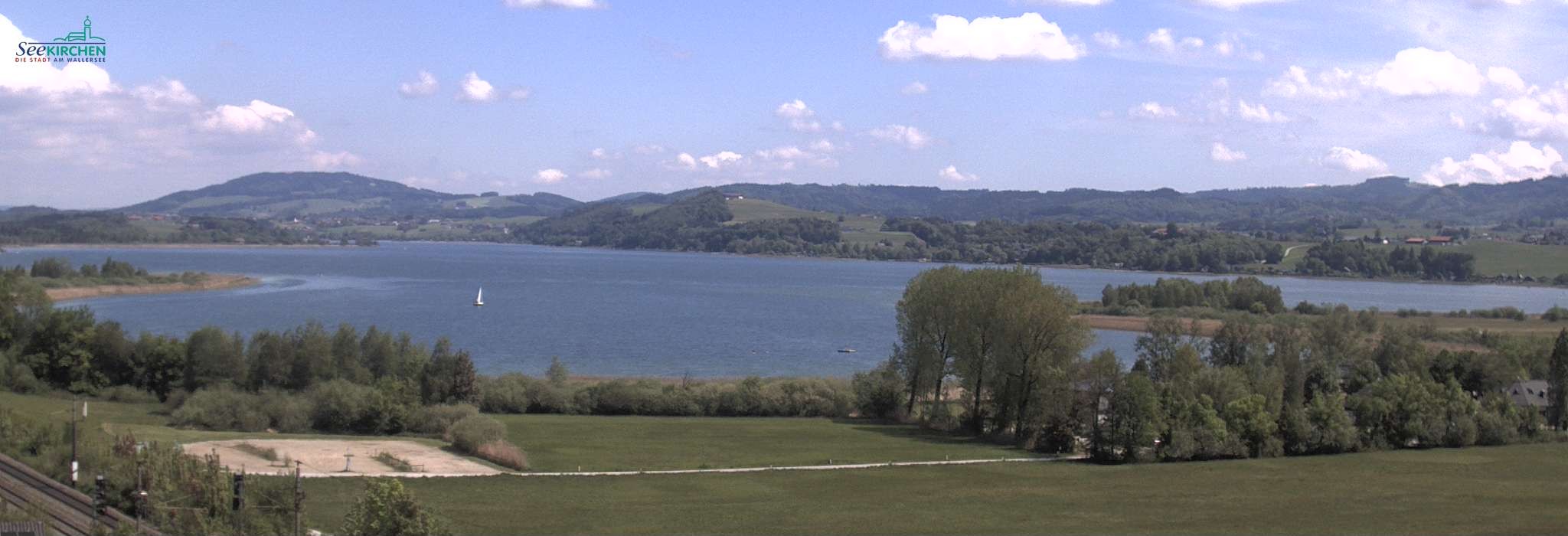 Archiv Foto Webcam Blick von Seekirchen auf den Wallersee