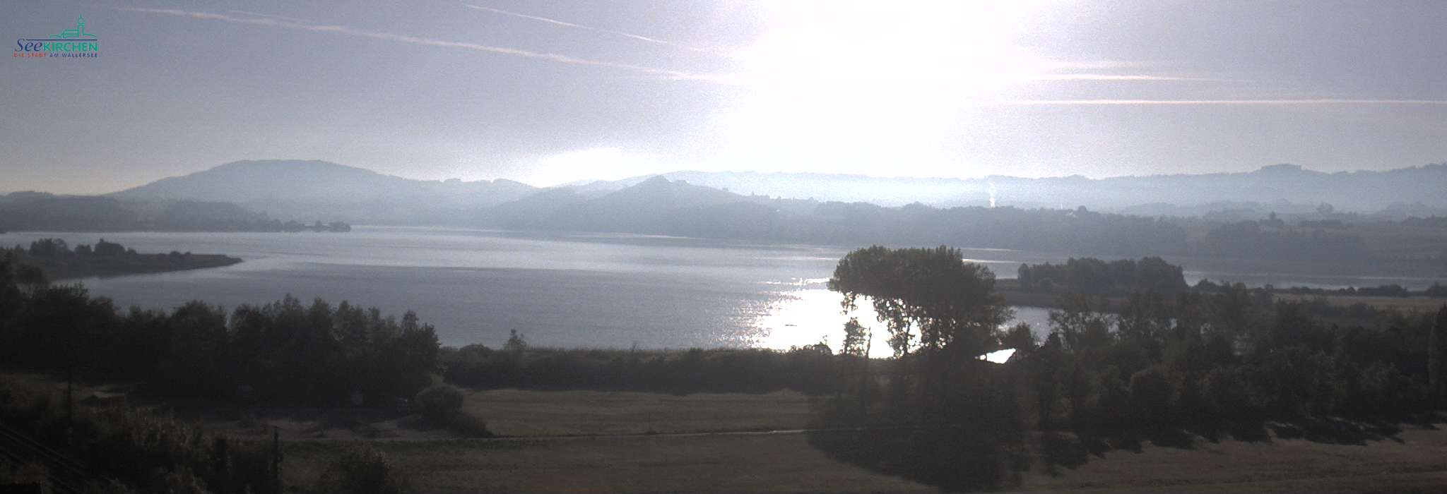 Archiv Foto Webcam Blick von Seekirchen auf den Wallersee