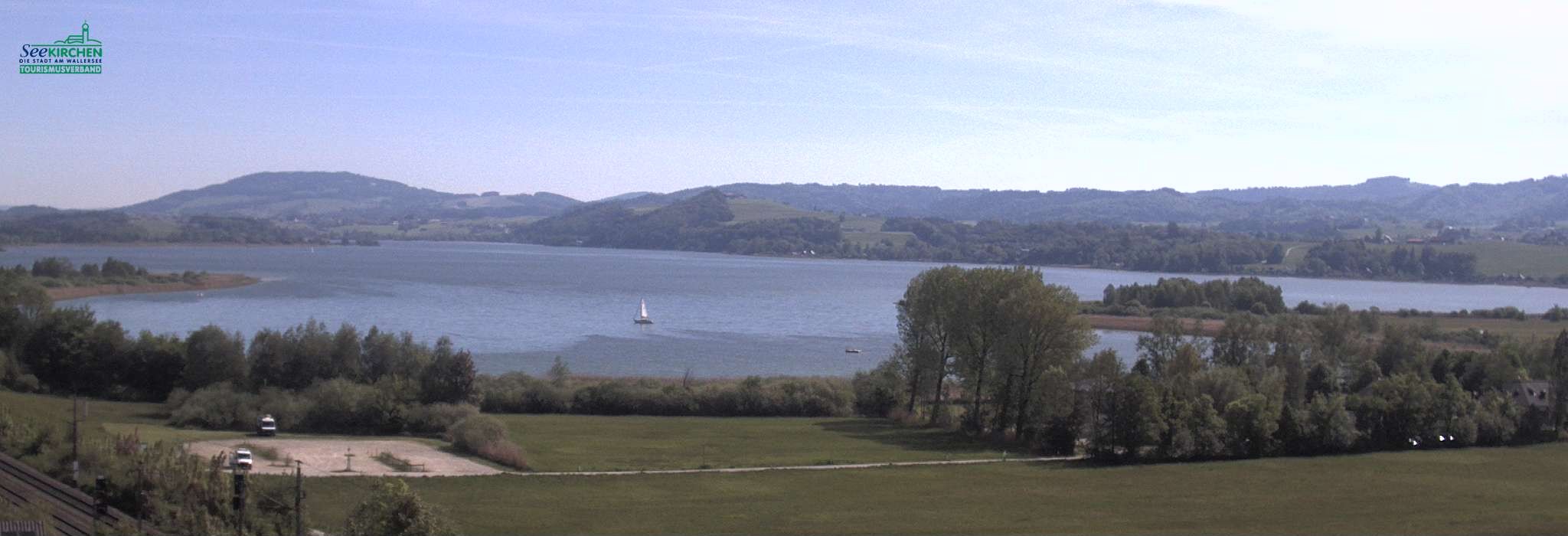 Archiv Foto Webcam Blick von Seekirchen auf den Wallersee