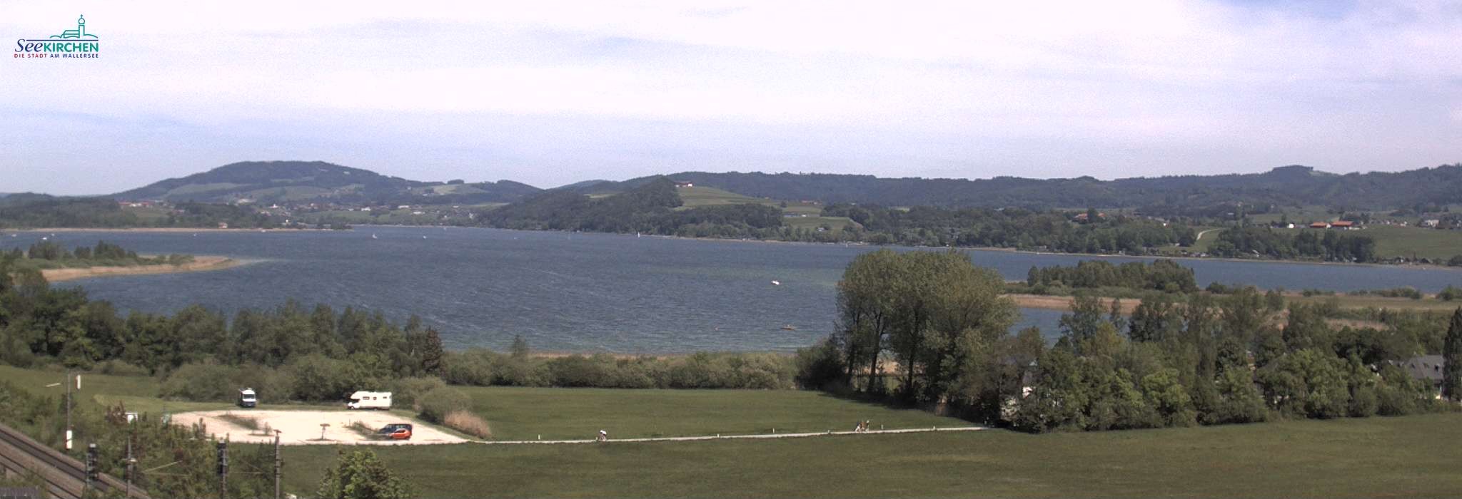 Archiv Foto Webcam Blick von Seekirchen auf den Wallersee