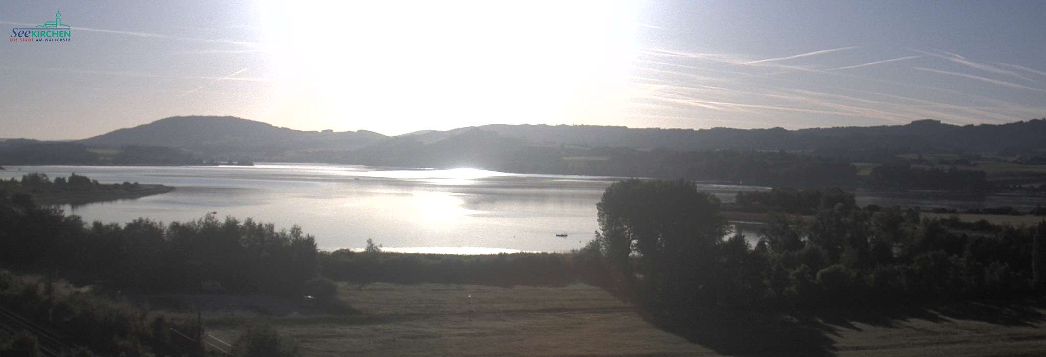 Archiv Foto Webcam Blick von Seekirchen auf den Wallersee