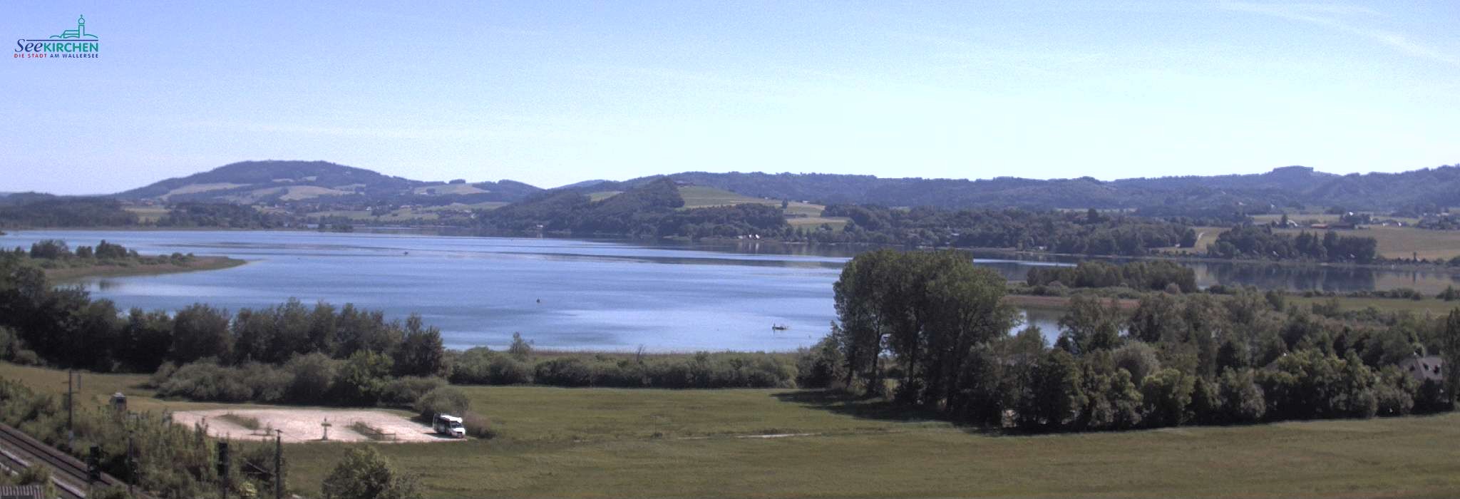 Archiv Foto Webcam Blick von Seekirchen auf den Wallersee