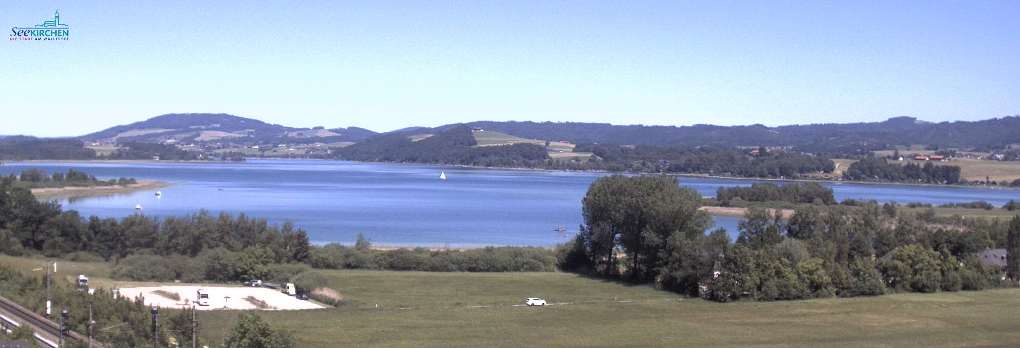 Archiv Foto Webcam Blick von Seekirchen auf den Wallersee