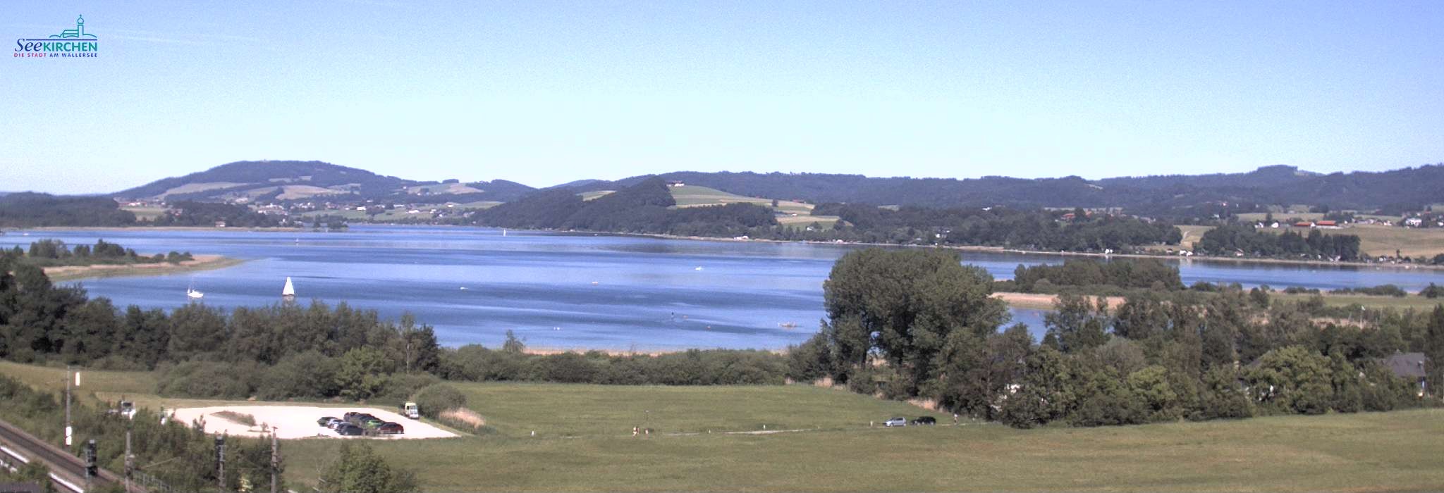 Archiv Foto Webcam Blick von Seekirchen auf den Wallersee