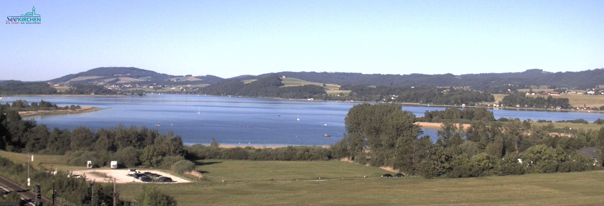 Archiv Foto Webcam Blick von Seekirchen auf den Wallersee