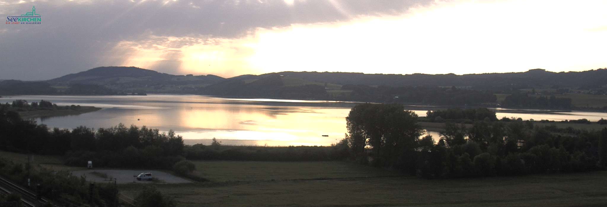 Archiv Foto Webcam Blick von Seekirchen auf den Wallersee