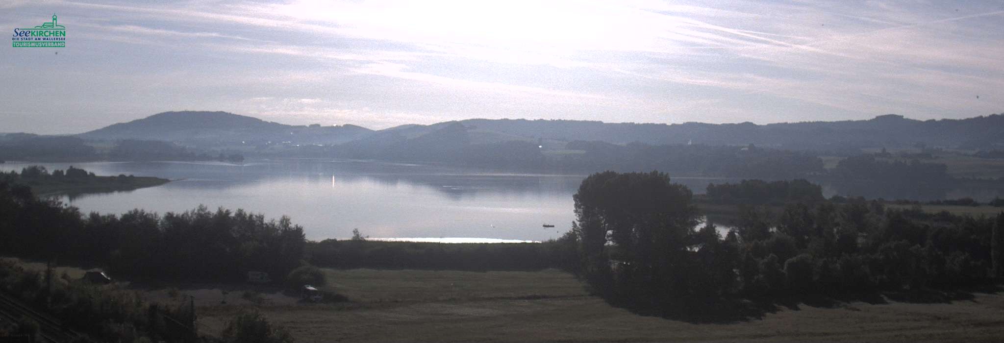 Archiv Foto Webcam Blick von Seekirchen auf den Wallersee