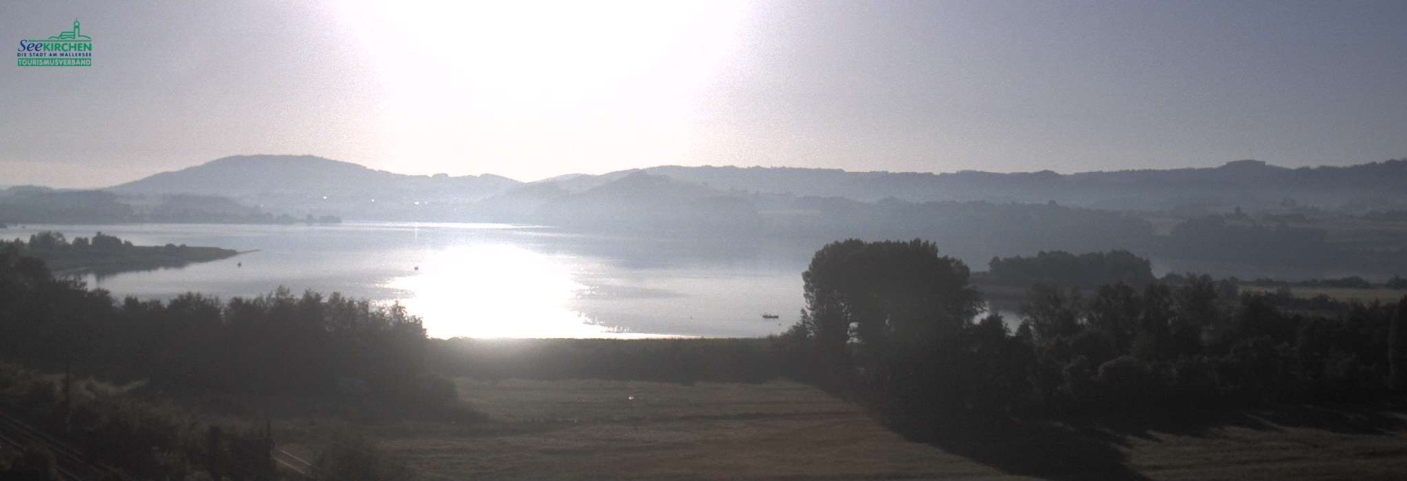 Archiv Foto Webcam Blick von Seekirchen auf den Wallersee