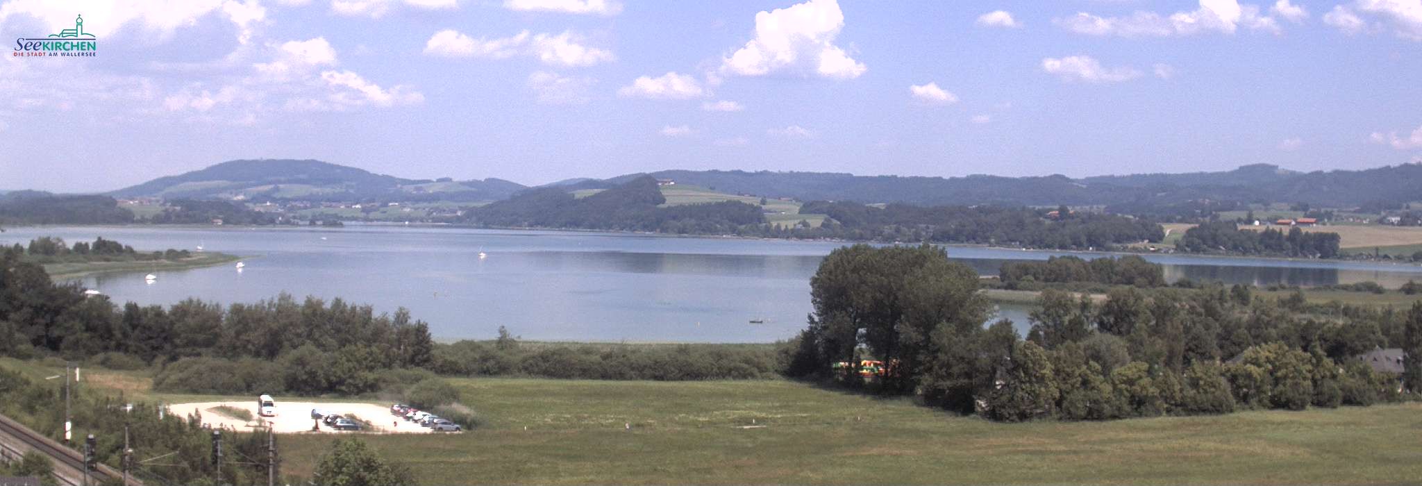 Archiv Foto Webcam Blick von Seekirchen auf den Wallersee